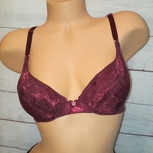 Victoria's Secret Vintage Padded Push up Bra 36 A